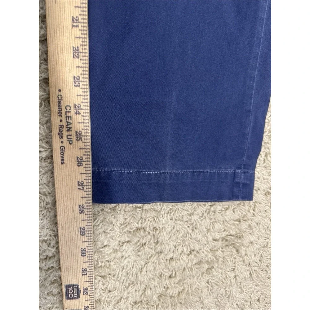 Polo‎ Ralph Lauren Chino Pants Mens 36x32 Blue Stretch Slim Fit Preppy Coastal